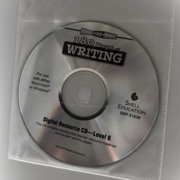 180 Days of Writing for 6th Grade w/Digital Resource CD Practice-Assess-Diagnose - Picture 4 of 4